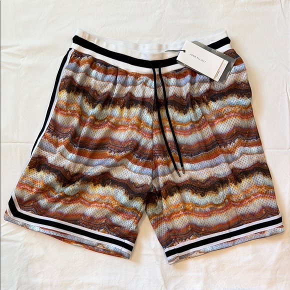 NWT John Elliott Multicolor Men’s Athletic Shorts Size M
